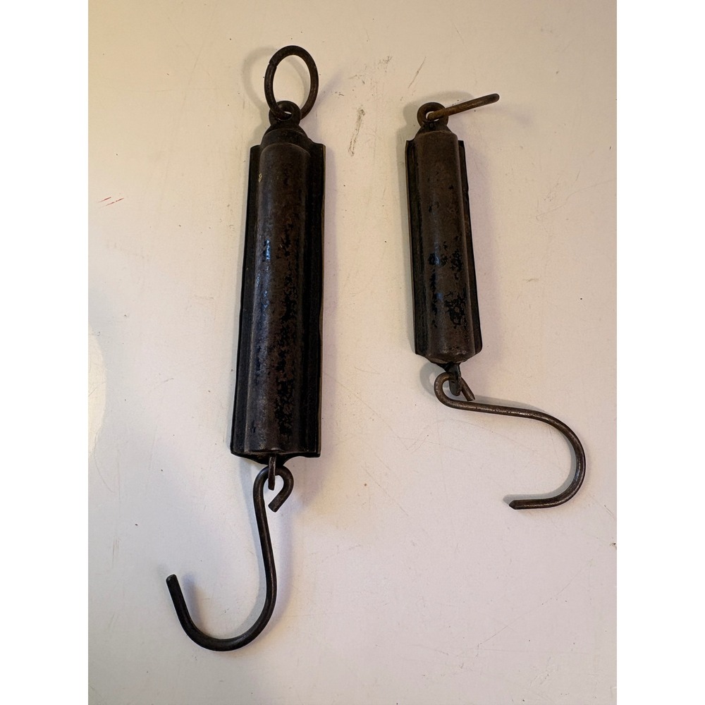 Vintage B&W Co Brass Spring Balance Scales Set of 2 Eagle Star Warranted Balance - Picture 7 of 8